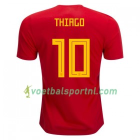 Spanje Thiago 10 Thuis Shirt WK voetbal 2018
